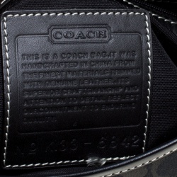 Coach Black Signature Canvas Crossbody Bag