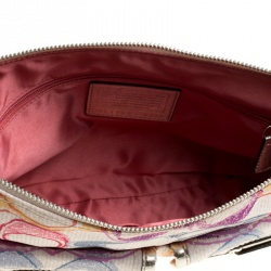 Coach Multicolor Signature Canvas Shoulder Bag