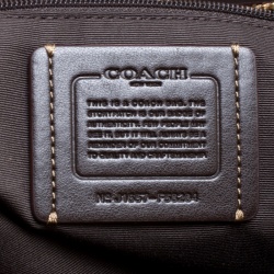 Pre Owned Coach Biege Signature Canvas Hobo