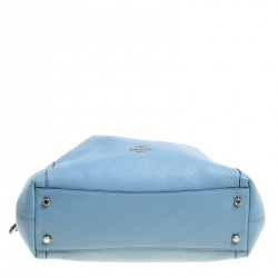 Coach Light Blue Leather Edie 31 Tote 