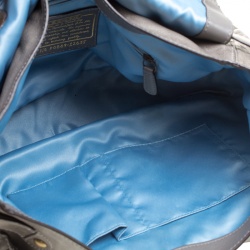 مملوكة مسبقًا Coach Grey Glazed Leather Double Pocket Top Handle Bag with Wallet