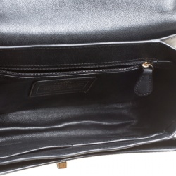 Pre Owned Coach Black Leather Crossbody Bag