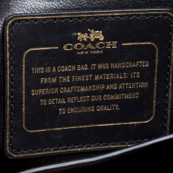 Pre Owned Coach Black Leather Crossbody Bag