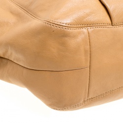 Pre Owned Coach Tan Leather Tote