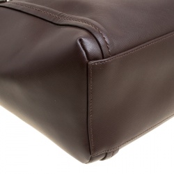 Coach Brown Leather Large Peyton Top Handle Bag
