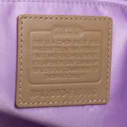 مملوكة مسبقًا حقيبة يد كوتشي شوبر جلد وكانفاس متعددة الألوان