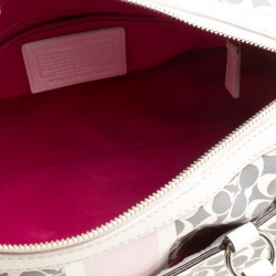 Coach Multicolor Signature Coated Canvas Satchel