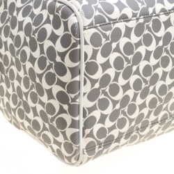 Coach Multicolor Signature Coated Canvas Satchel