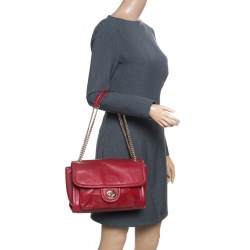 Coach Red leather Pocket Shoulder Bag