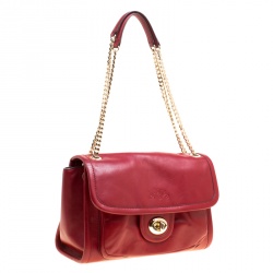 Coach Red leather Pocket Shoulder Bag