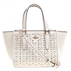 coach white handbags