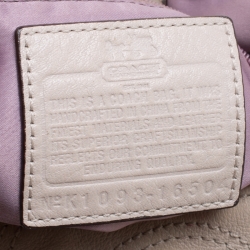 Coach Beige Leather Hobo