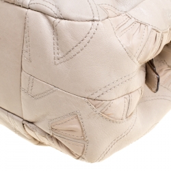 Coach Beige Leather Hobo