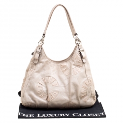 Coach Beige Leather Hobo