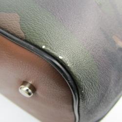 Coach Multicolor Camouflage PVC Voyager Bag