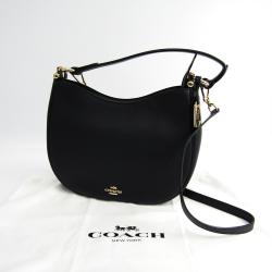 Pre Owned Coach Black Leather Mae Crossbody Bag