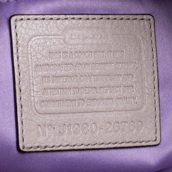 Pre Owned Coach Beige Leather Ava Tote