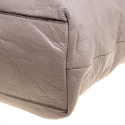 Pre Owned Coach Beige Leather Ava Tote