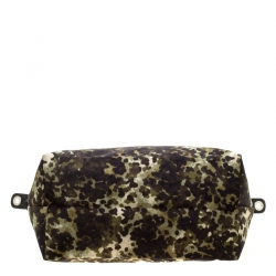 Pre Owned Longchamp Camo Nylon Medium Le Pliage Tote