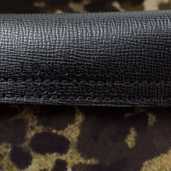 Pre Owned Longchamp Camo Nylon Medium Le Pliage Tote