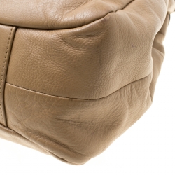 Pre Owned Coach Brown Leather Pocket Tote