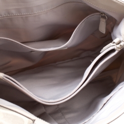 Coach Grey/Multicolor Signature Canvas and Leather Tote 