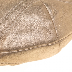 Coach Gold Leather Hobo
