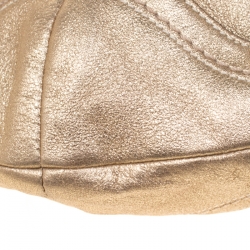 Coach Gold Leather Hobo