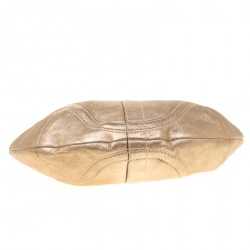 Coach Gold Leather Hobo