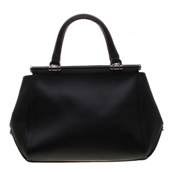 Pre Owned  حقيبة ساتشل كوتش دريفتر جلد موردة سوداء