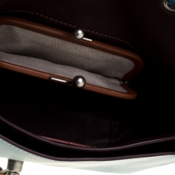 Coach Blue Leather Dinky Link 1941 Crossbody Bag