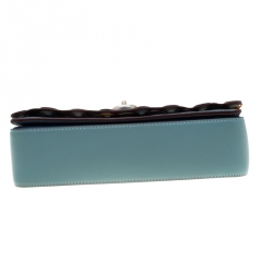 Coach Blue Leather Dinky Link 1941 Crossbody Bag