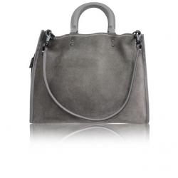 Coach Grey Leather Rogue Satchel