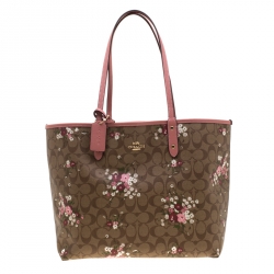 Coach Vintage Floral Reversible City Tote Handbag/Wallet/Wristlet Options  NWT