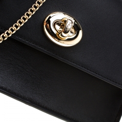 Pre Owned Coach Black Leather Bowery Crossbody Bag