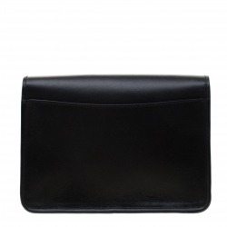 Pre Owned Coach Black Leather Bowery Crossbody Bag