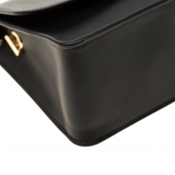 Pre Owned Coach Black Leather Bowery Crossbody Bag