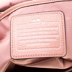 Pre Owned Coach Blush Pink Leather Crosstown Crossbody Bag