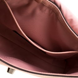 Pre Owned Coach Blush Pink Leather Crosstown Crossbody Bag