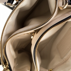 Pre Owned Coach Blue Leather Mini Christie Carryall Bag