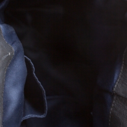 Pre Owned Coach Black Gathered Twist Leather Phoebe Tote