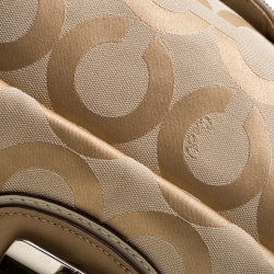 Coach Cream Canvas Kristin Hobo
