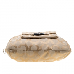 Coach Cream Canvas Kristin Hobo