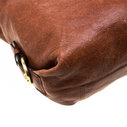 Pre Owned Coach Brown Leather Julliane Tote 