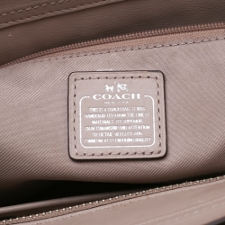 Pre Owned Coach Grey Leather Swagger 27 Tote