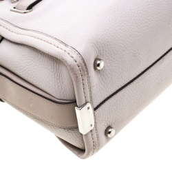 Pre Owned Coach Grey Leather Swagger 27 Tote