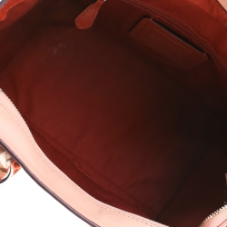 Coach Light Peach/Beige Leather Crosby 21 Tote