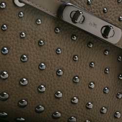 Coach Khaki Leather Swagger 20 Tote