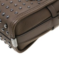 Coach Khaki Leather Swagger 20 Tote