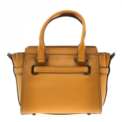 Coach Mustard Leather Swagger 20 Tote